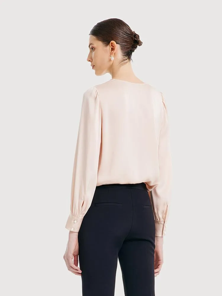 22 Momme Silk Woven Blouse