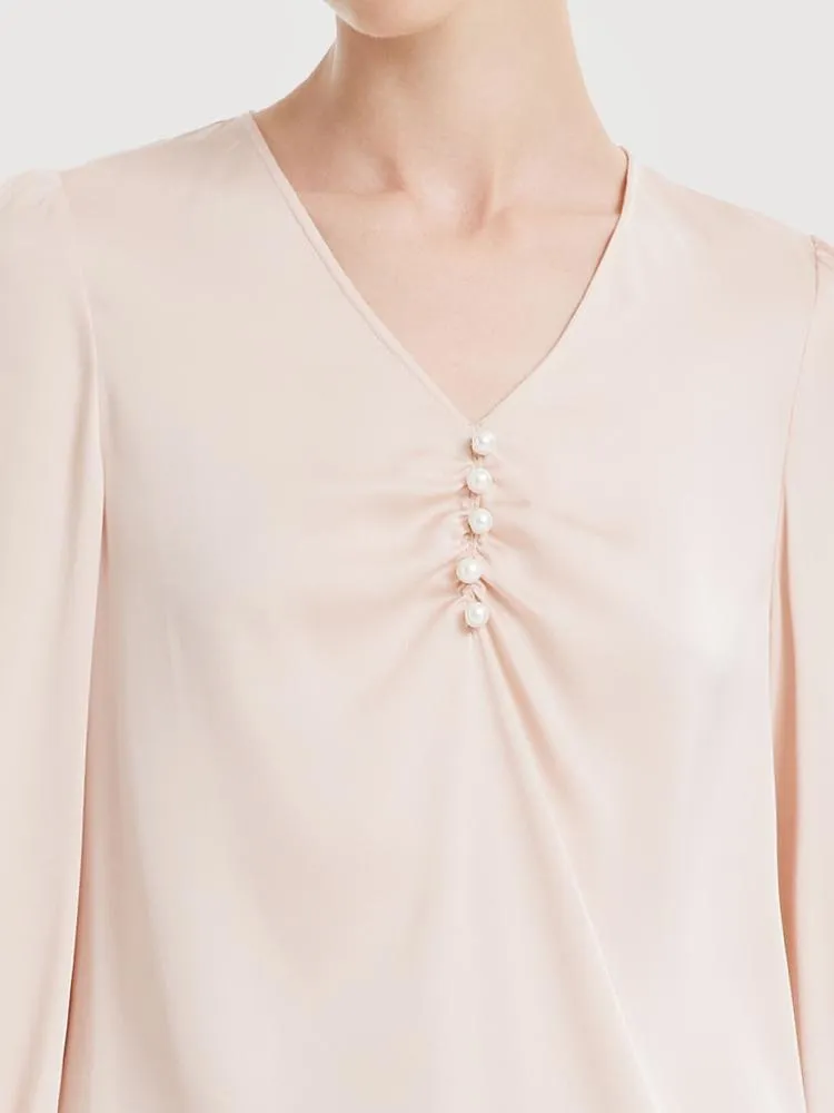 22 Momme Silk Woven Blouse