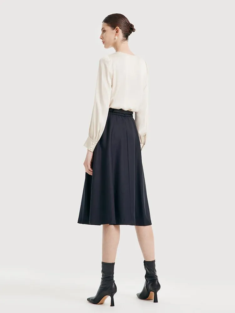 22 Momme Silk Woven Blouse