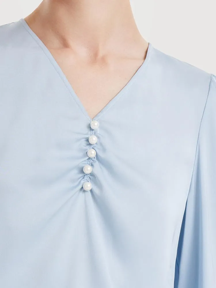 22 Momme Silk Woven Blouse