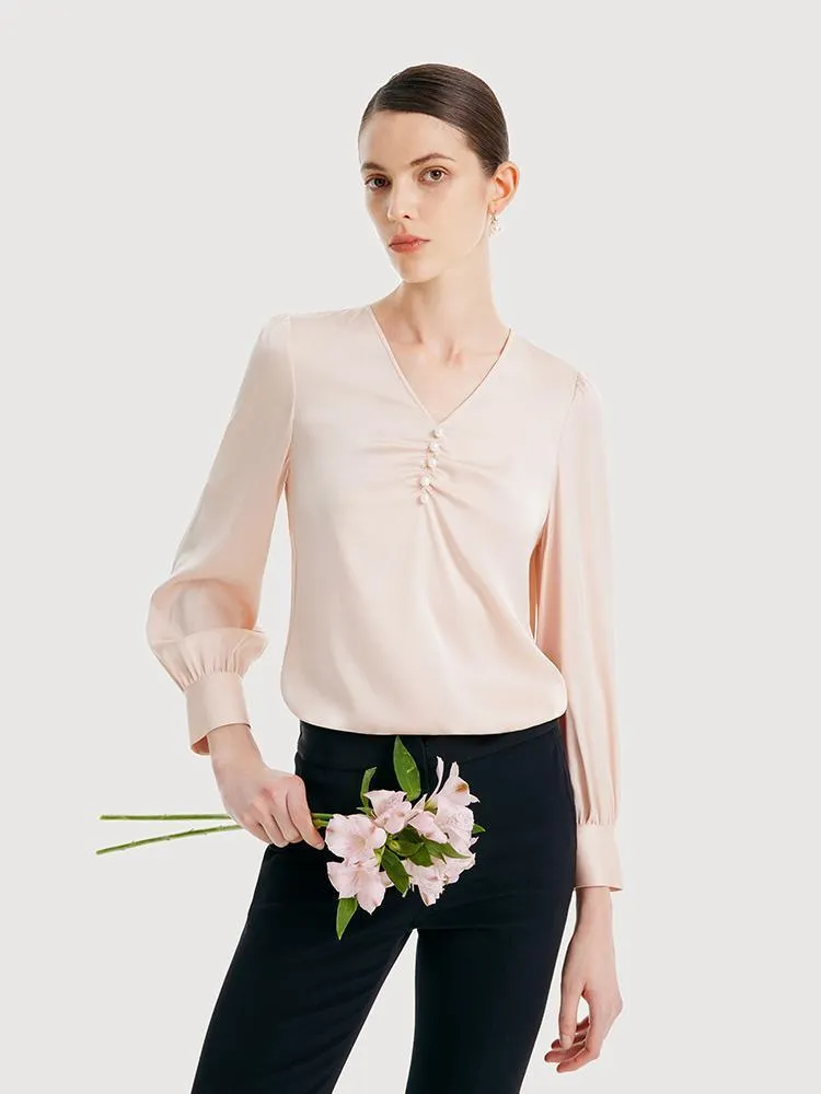 22 Momme Silk Woven Blouse