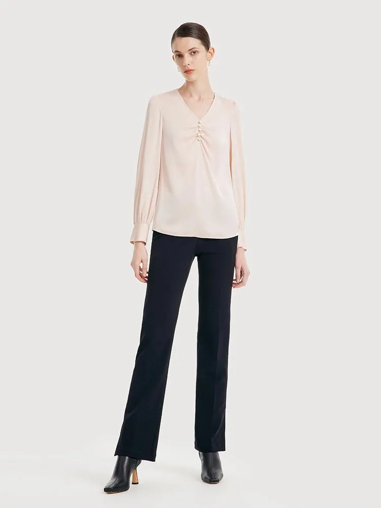 22 Momme Silk Woven Blouse