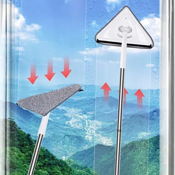 360 Rotating Triangular Corner Mop With Long Handle