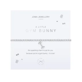 A Little 'Gym Bunny' Bracelet | Silver Plated