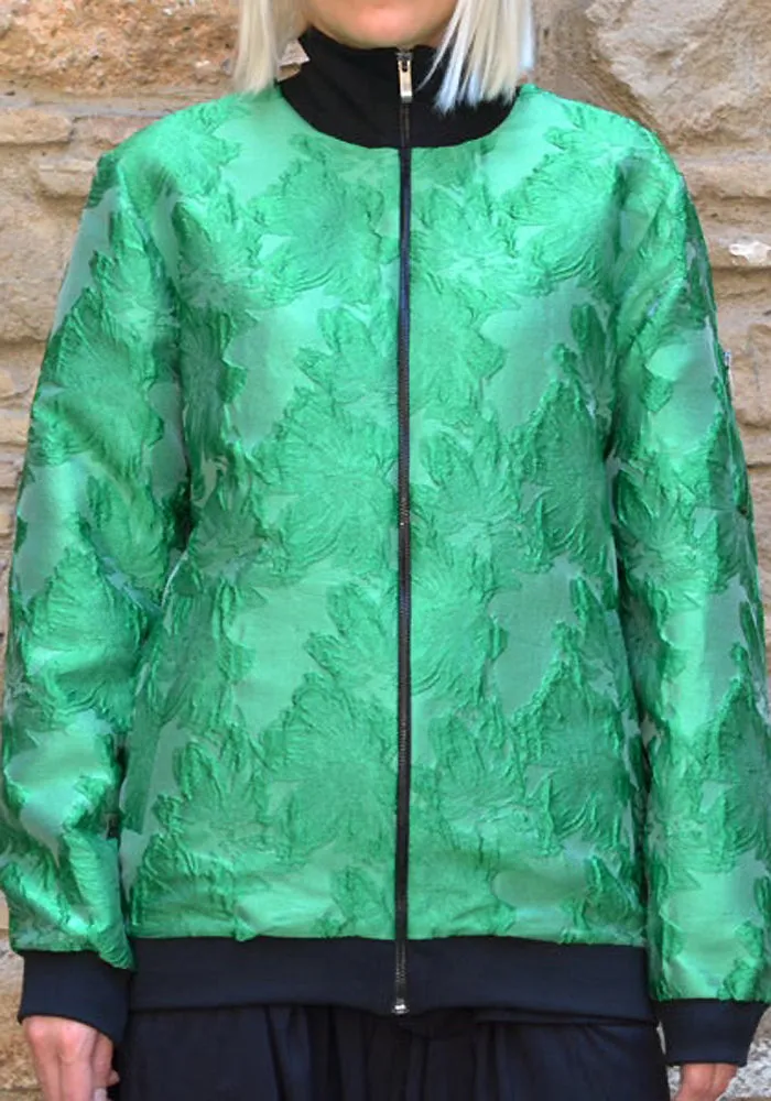 ALEXANDRA MOURA BOMBER JACKET GREEN