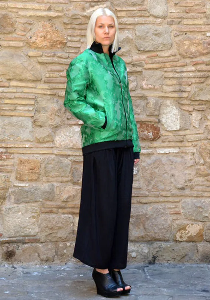 ALEXANDRA MOURA BOMBER JACKET GREEN