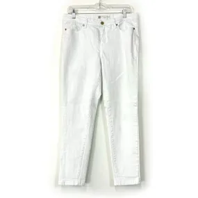 Anne Klein | Missy Skinny Ankle Jeans | Color: White | Size: 10