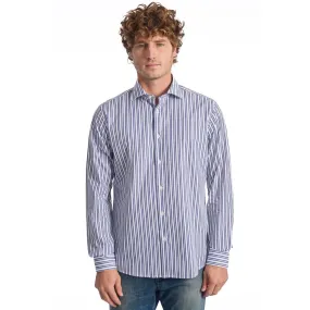 Baldinini Trend Light Blue Cotton Men's Shirt