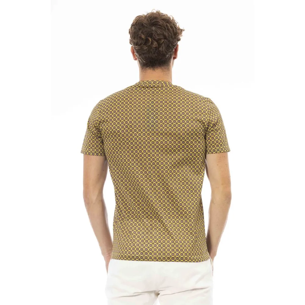 Baldinini Trend Yellow Cotton Men Men's T-Shirt