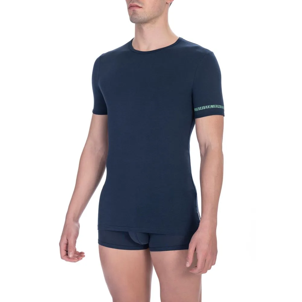 Bikkembergs Black Cotton Men Men's T-Shirt