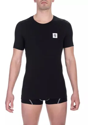 Bikkembergs Black Cotton Men Men's T-Shirt