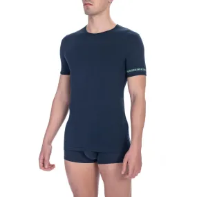 Bikkembergs Black Cotton Men Men's T-Shirt