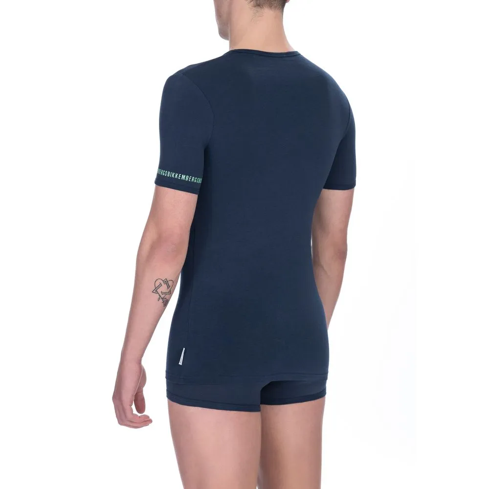 Bikkembergs Black Cotton Men Men's T-Shirt