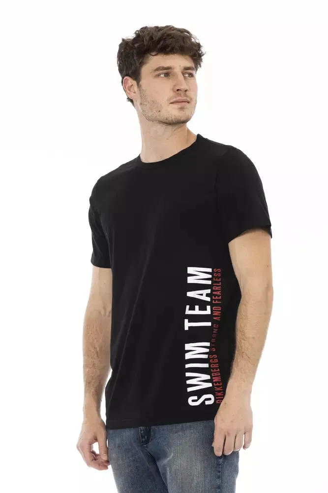 Bikkembergs Black Cotton Men's Men's T-Shirt