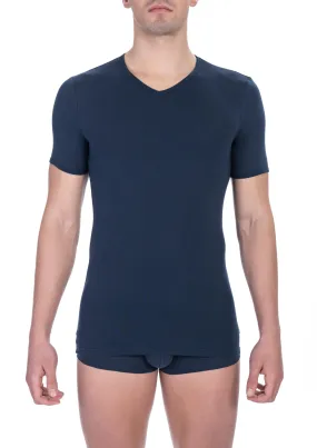 Bikkembergs Blue Cotton Men Men's T-Shirt