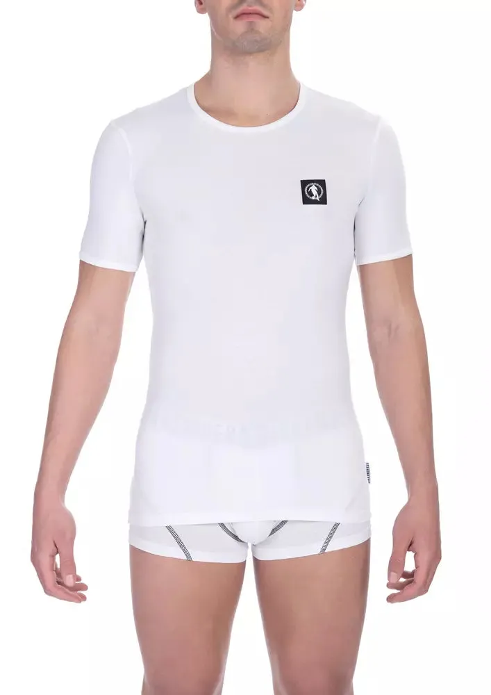 Bikkembergs White Cotton Men's Men's T-Shirt