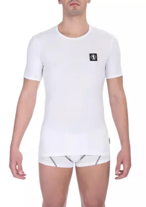 Bikkembergs White Cotton Men's Men's T-Shirt