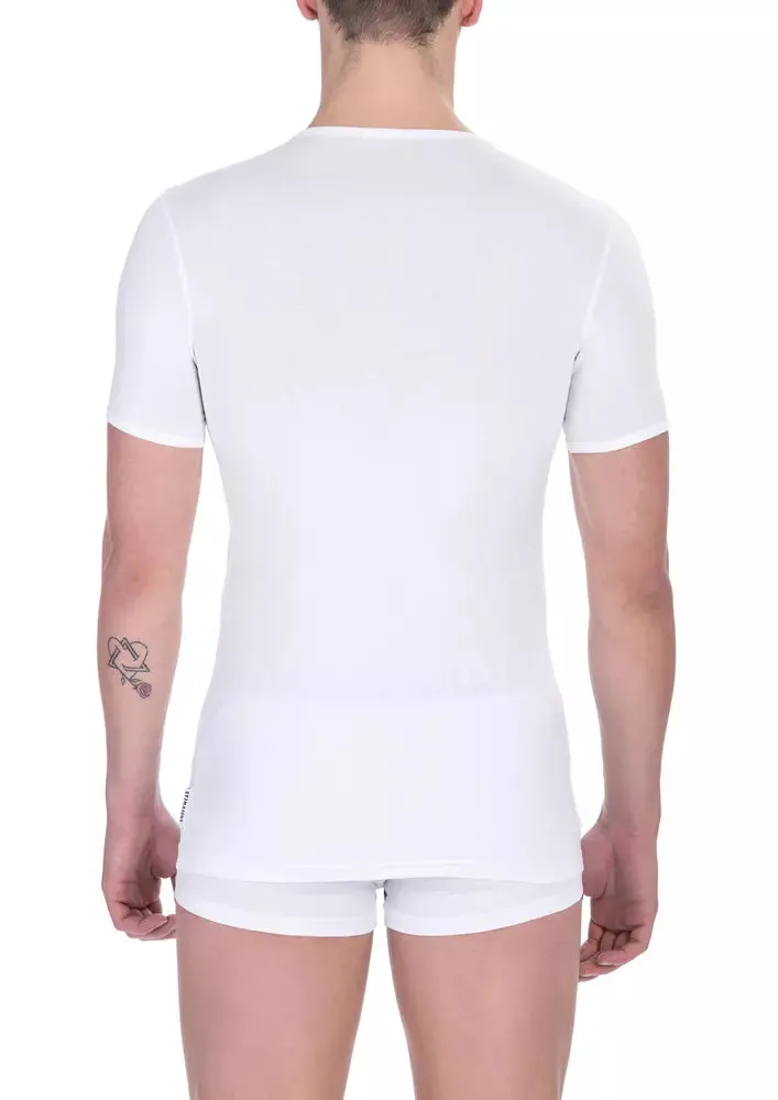 Bikkembergs White Cotton Men's Men's T-Shirt