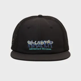 Billabong Mens Adventure Division Trails Trucker Cap - One Size - Black