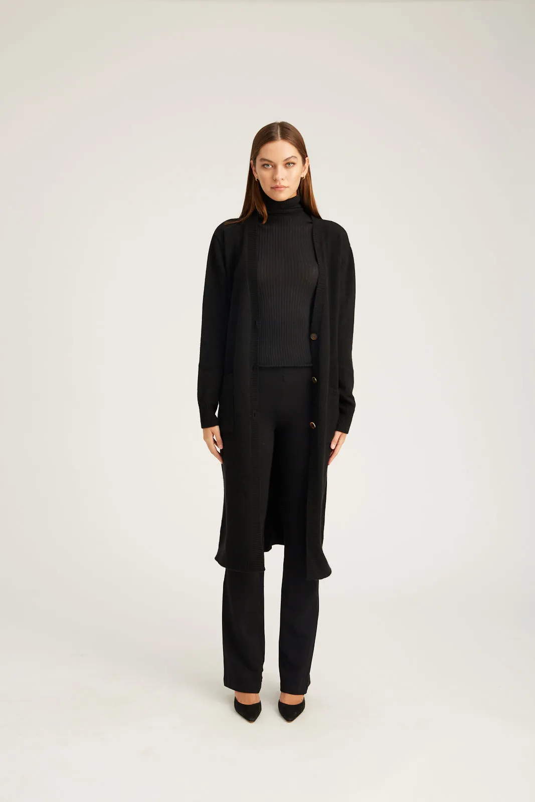Black City Micro Flare Leggings