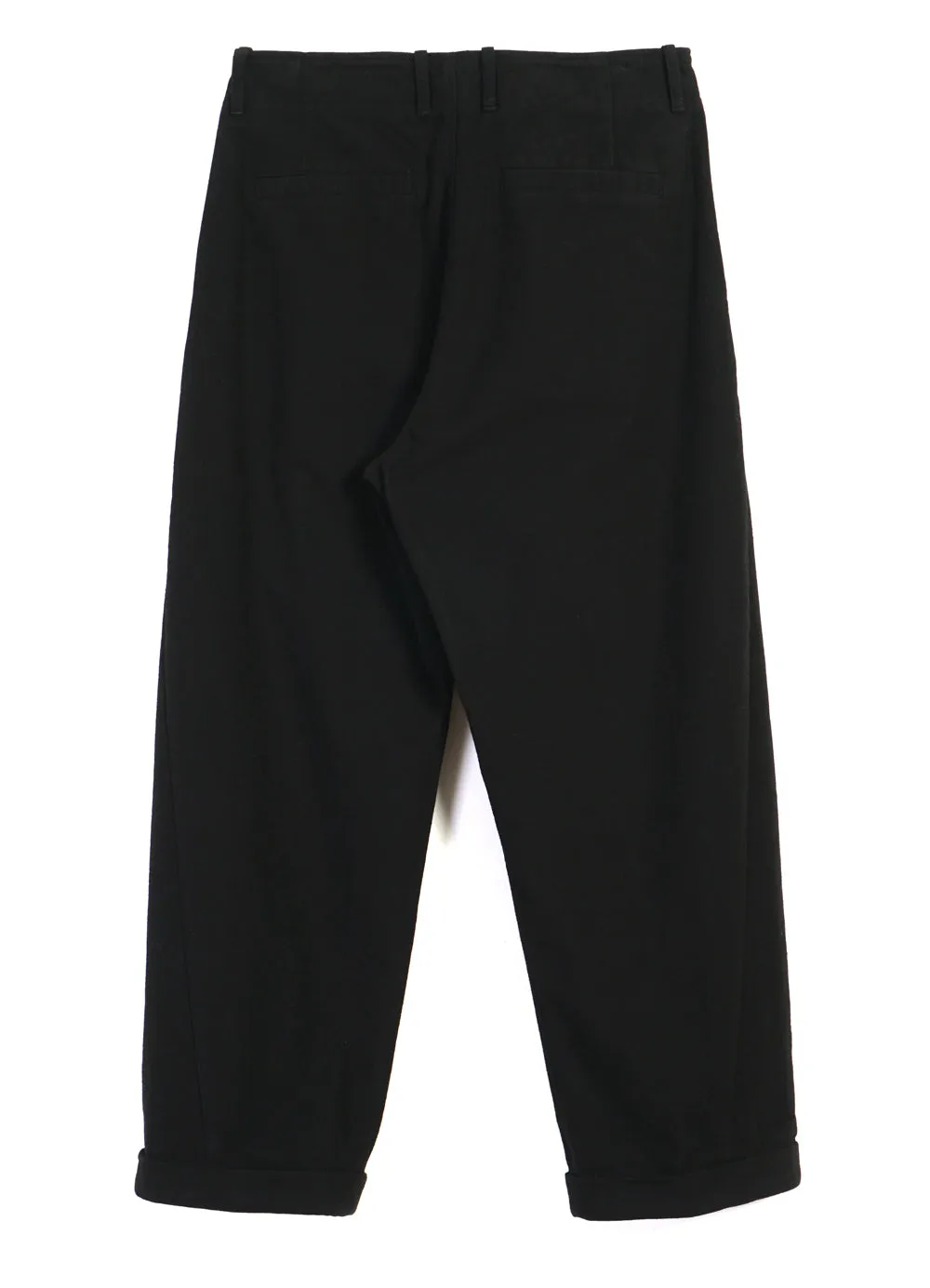 BOBBY 28-22-2 | Wide Pleated Trousers | Black