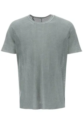 Boris Bidjan Saberi Men's Cotton Perforated T-Shirt