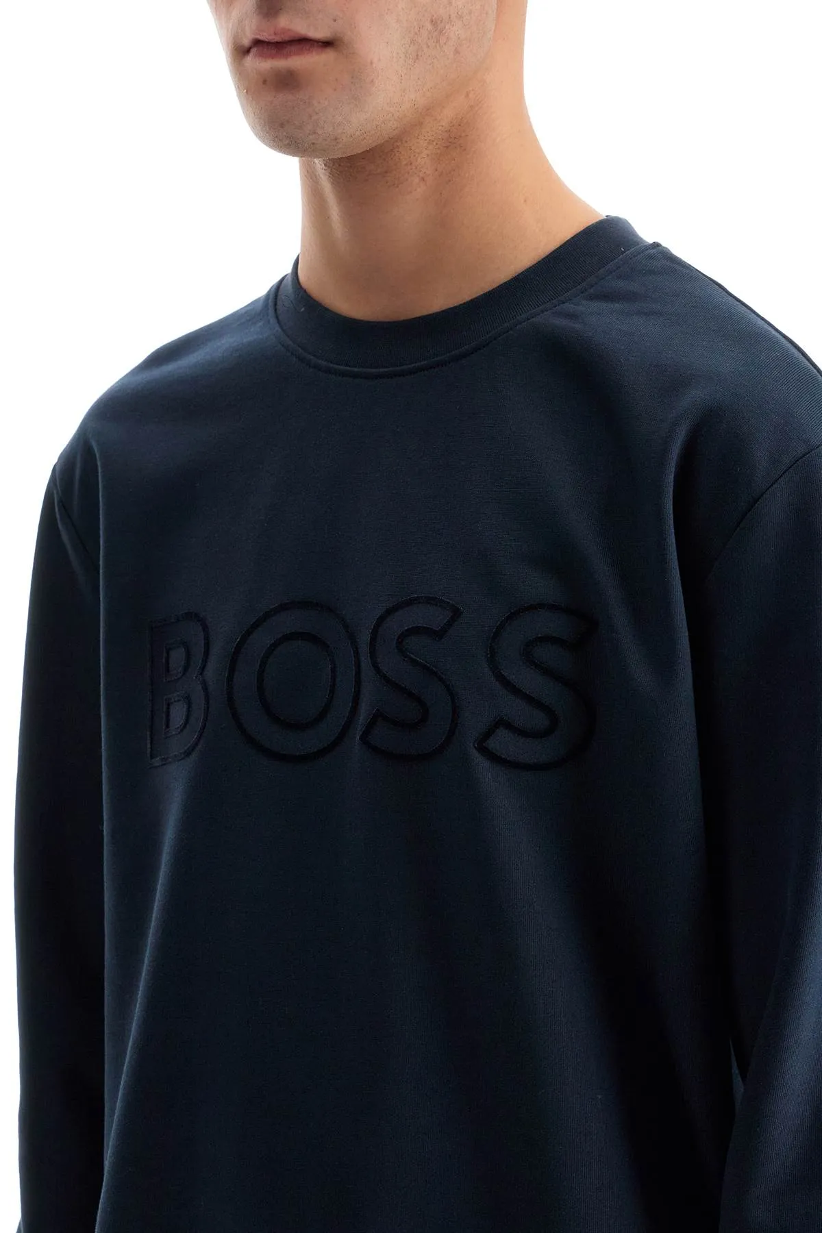 Boss Men's Crewneck Sweatshirt With Logo