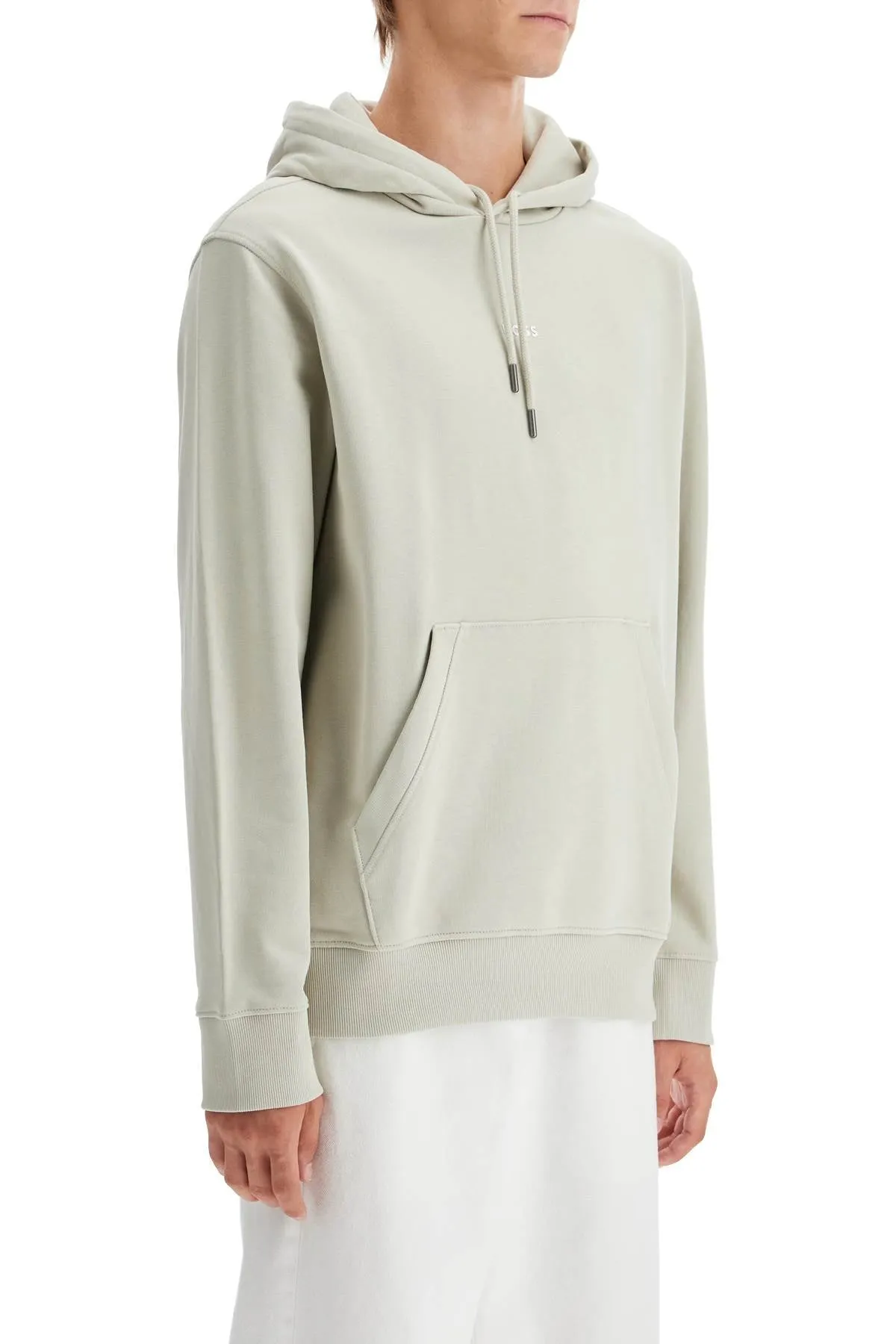Boss Men's Printed Hoodie With Hood