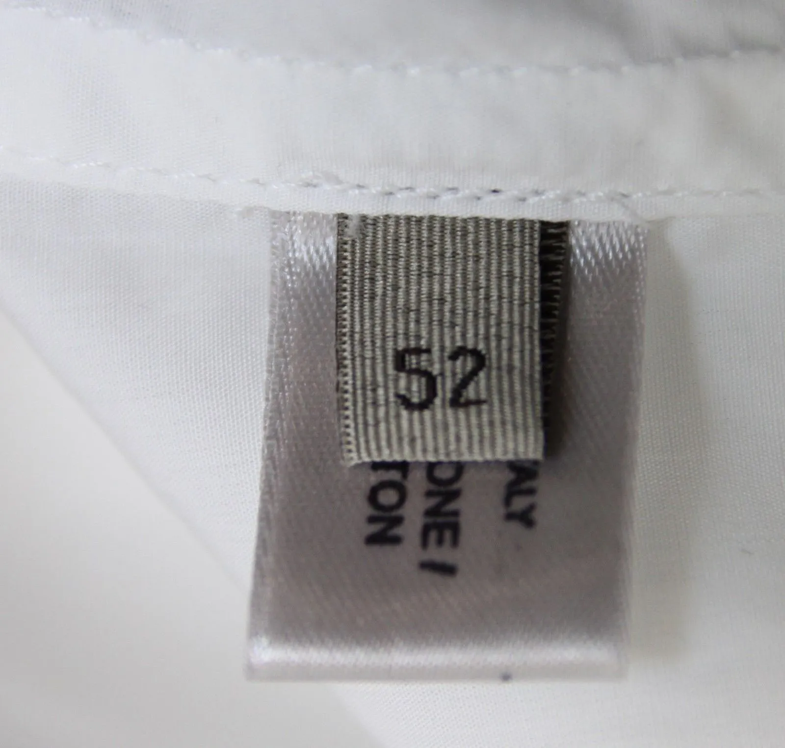 Bottega Veneta Men's White Dress Shirt Top (IT 52 / US 42)