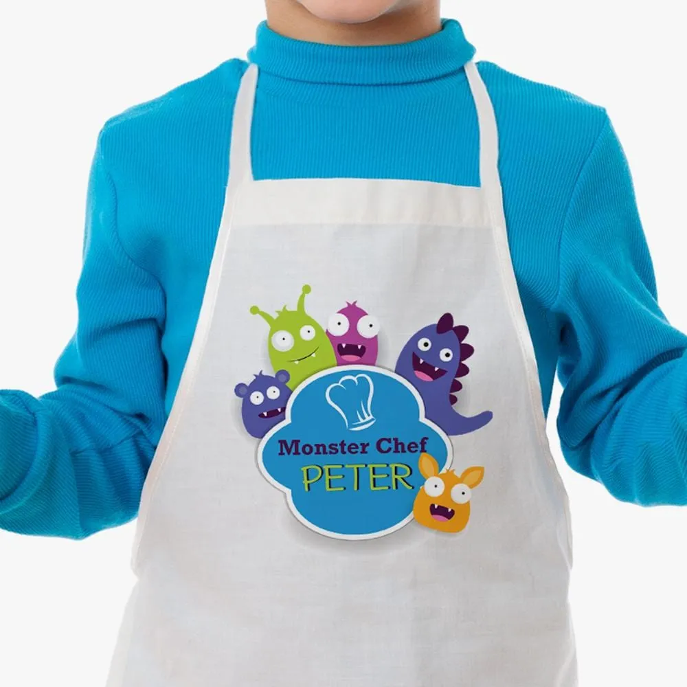 Boys Personalized Kids Apron | Multiple Designs Available
