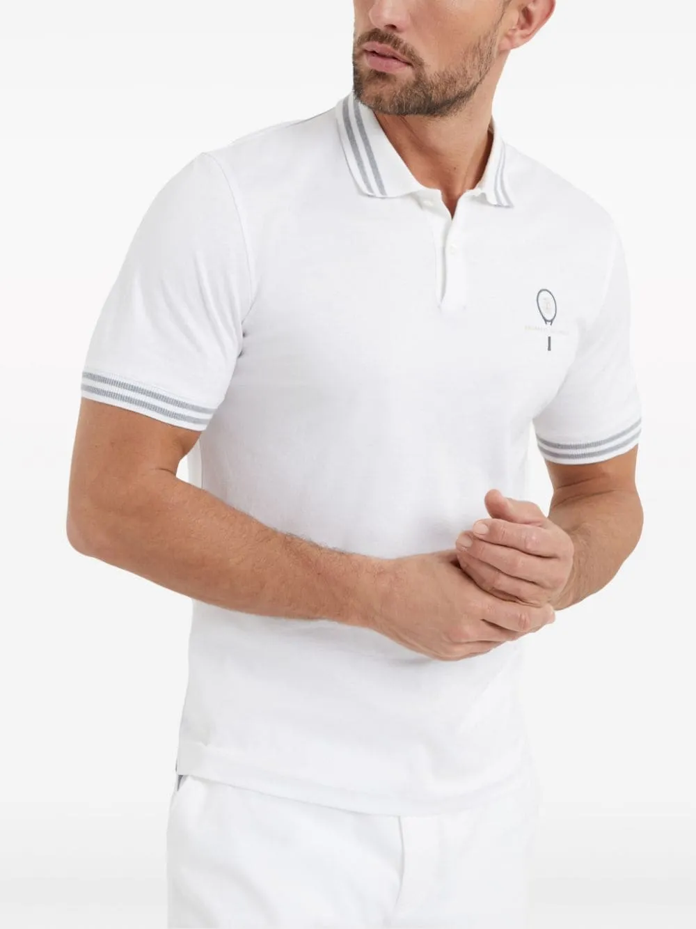 Brunello Cucinelli Men's T-Shirts And Polos White
