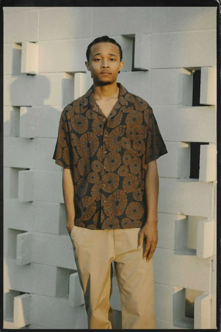 Bunker Slub S/S Camp Collar Woven Shirt