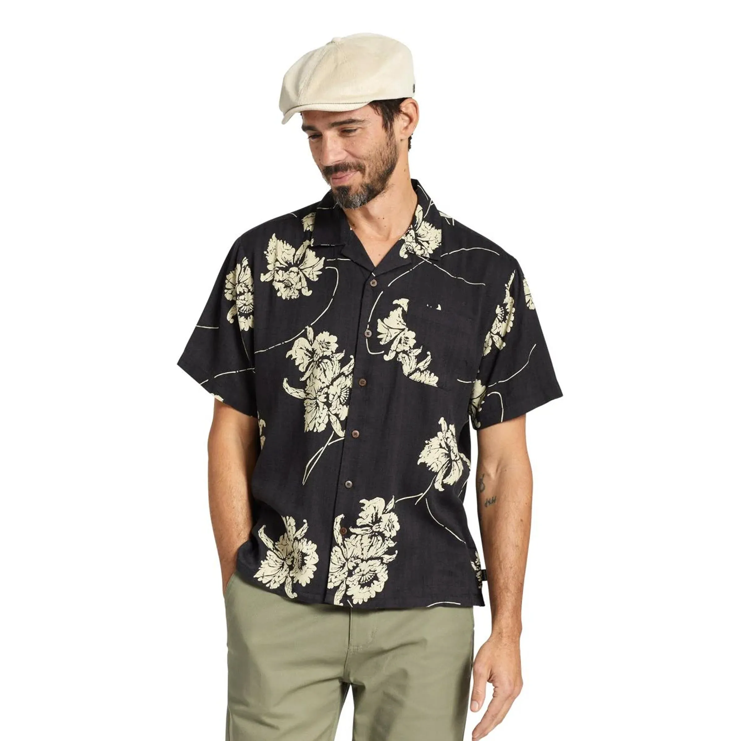 Bunker Slub S/S Camp Collar Woven Shirt