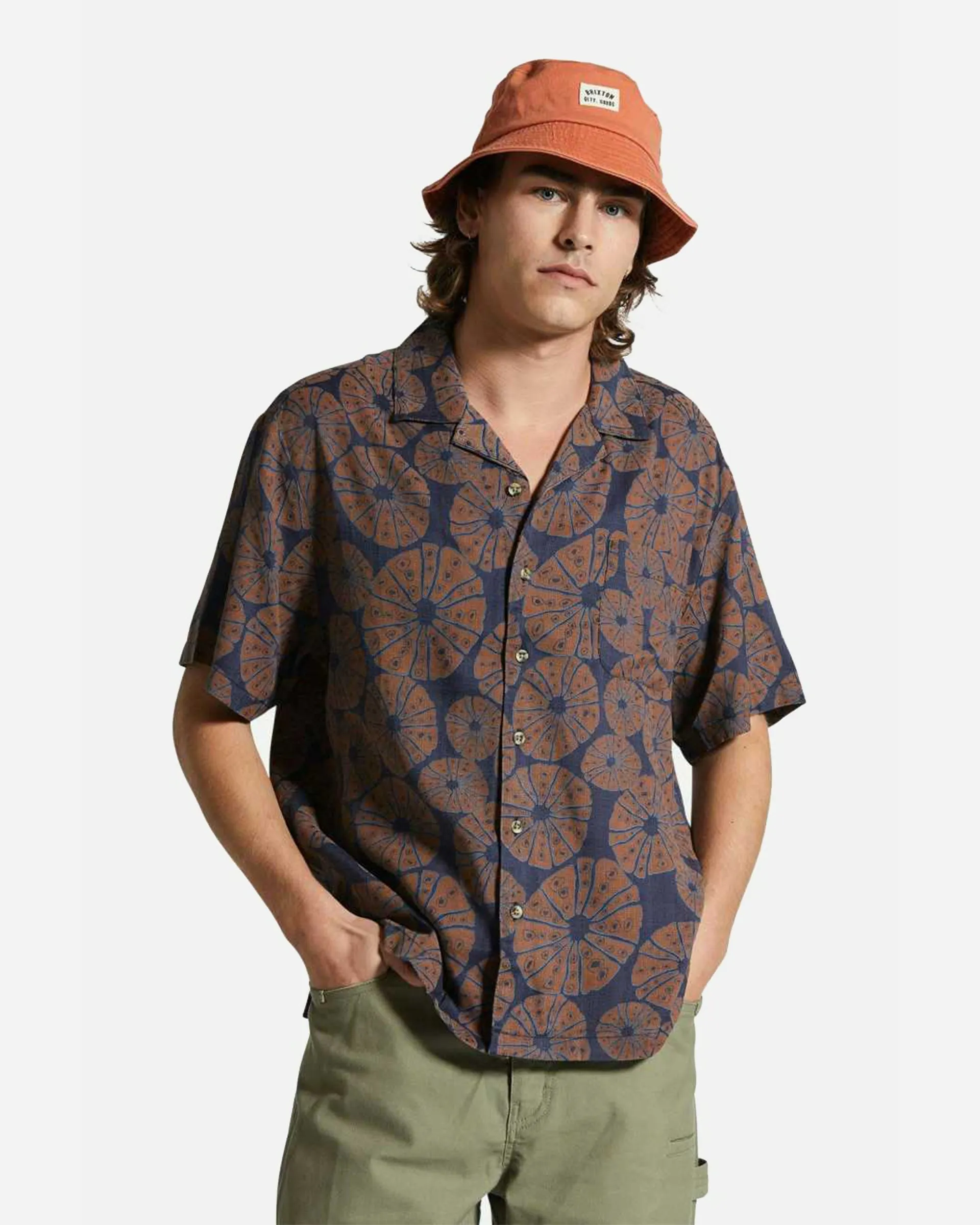 Bunker Slub S/S Camp Collar Woven Shirt