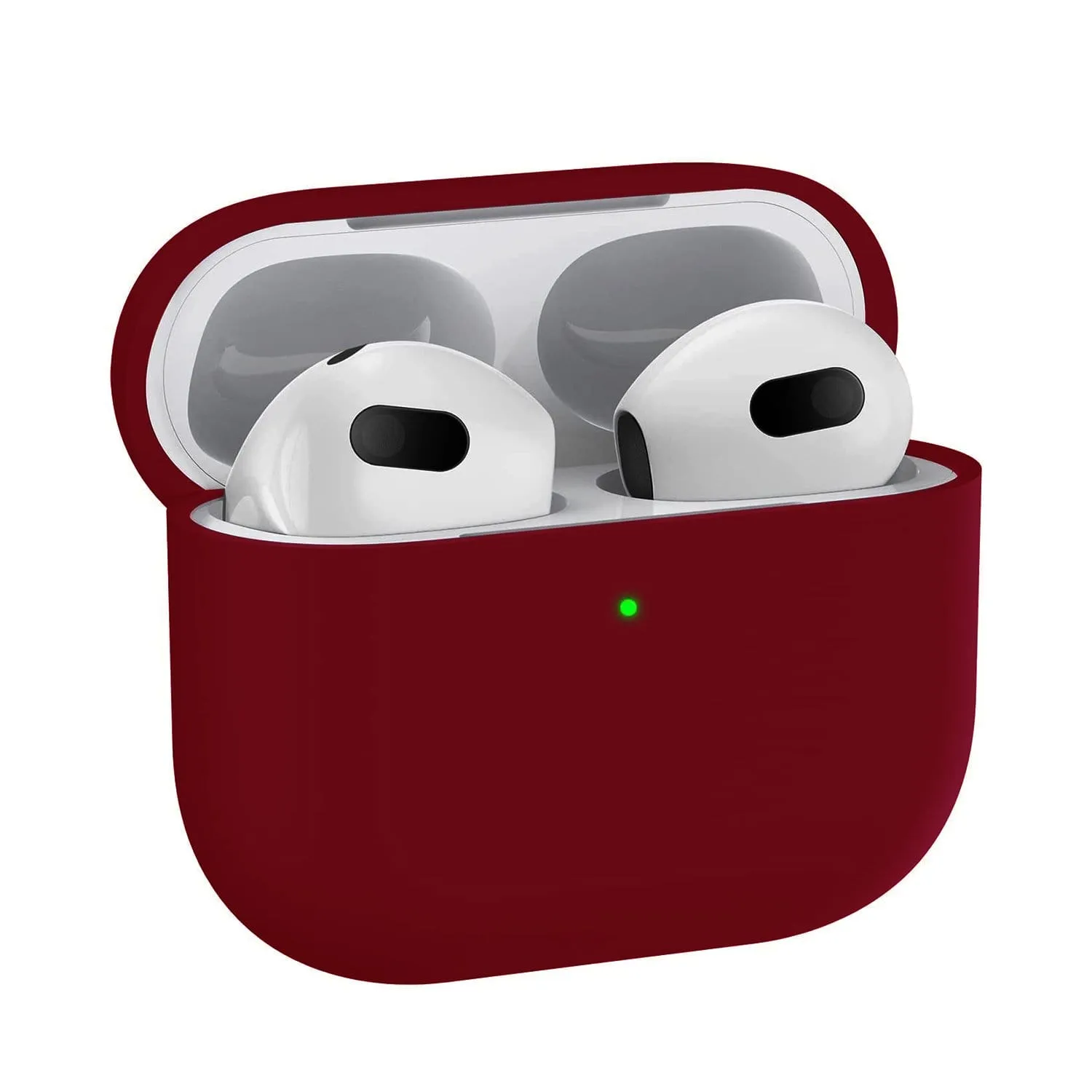 Burgundy Liquid Silicone Case - Apple AirPods 3