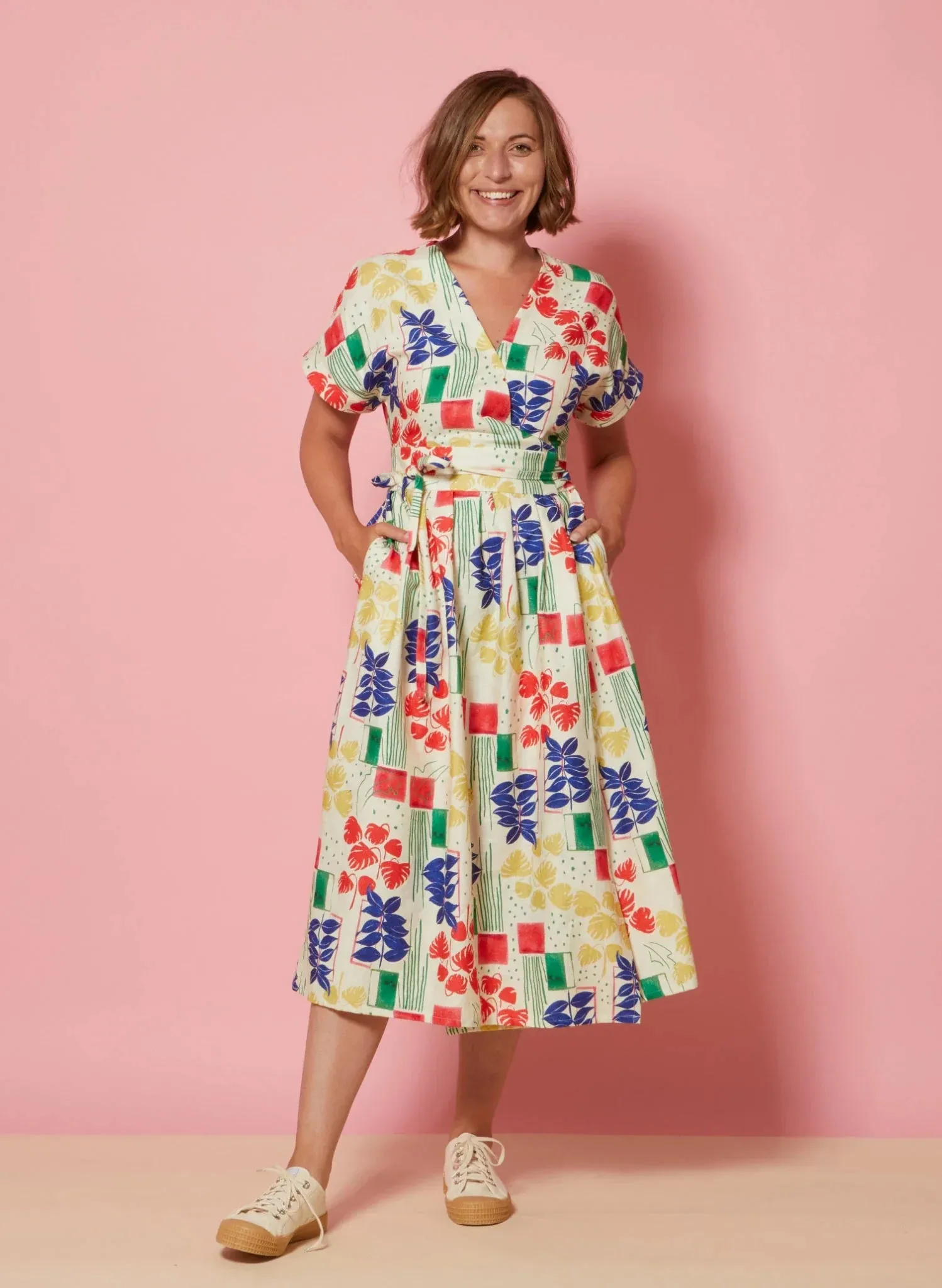 Cactus Esme Wrap Dress by Palava