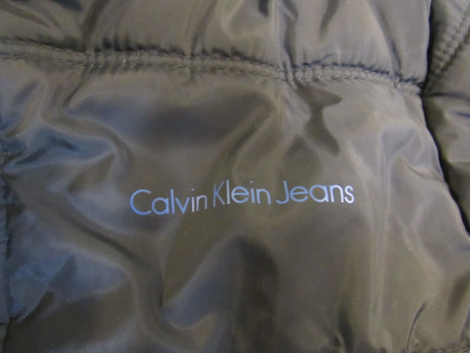 Calvin Klein Slalom Kids Winter Overall Pant And Coat Set Black/Blue Size S/M -- Used