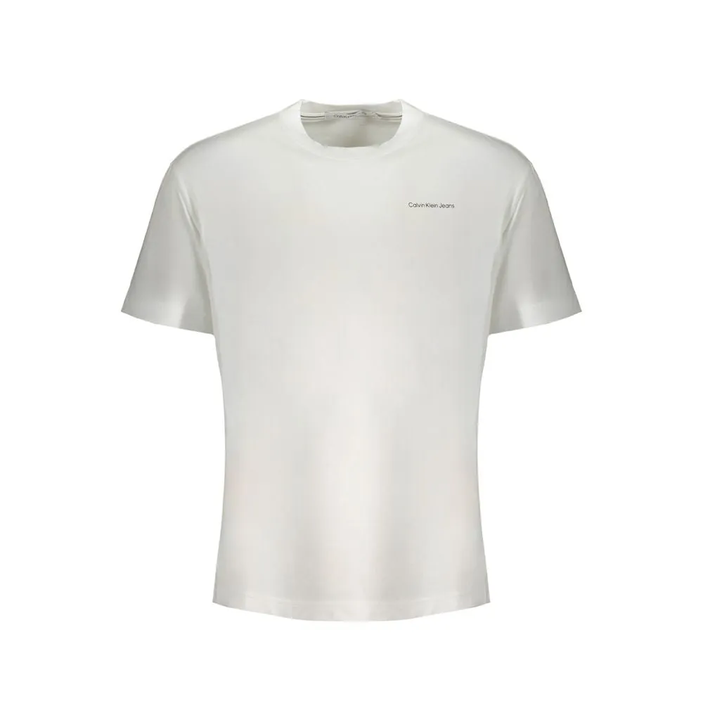 Calvin Klein White Cotton Men's T-Shirt