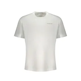 Calvin Klein White Cotton Men's T-Shirt