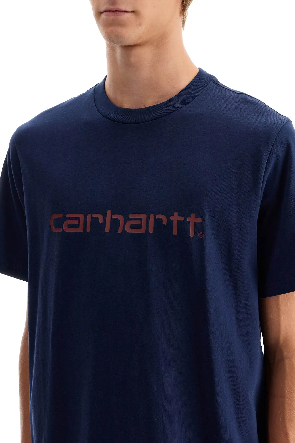 Carhartt Wip Men's Short Sleeve Script T-Shirt