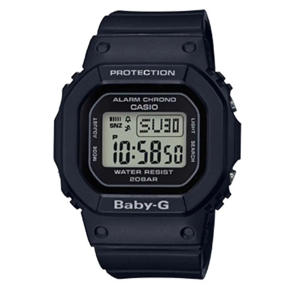 Casio BABY-G Black Matte Digital Ladies Watch - BGD560-1D
