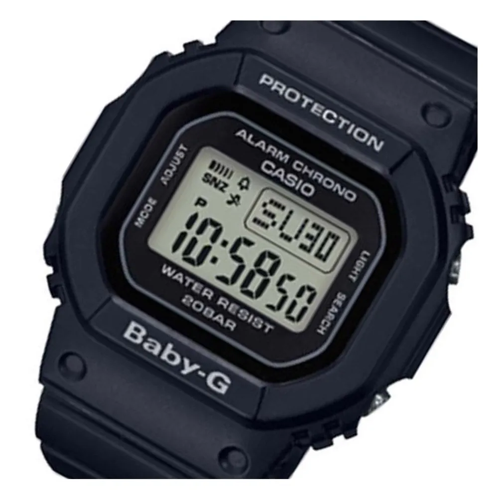 Casio BABY-G Black Matte Digital Ladies Watch - BGD560-1D