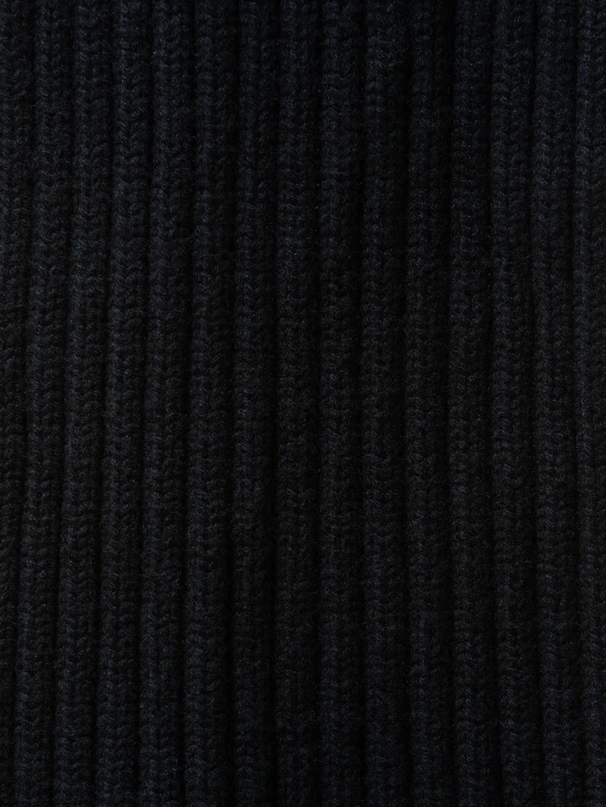 Chunky Long Rib Scarf with Fringes