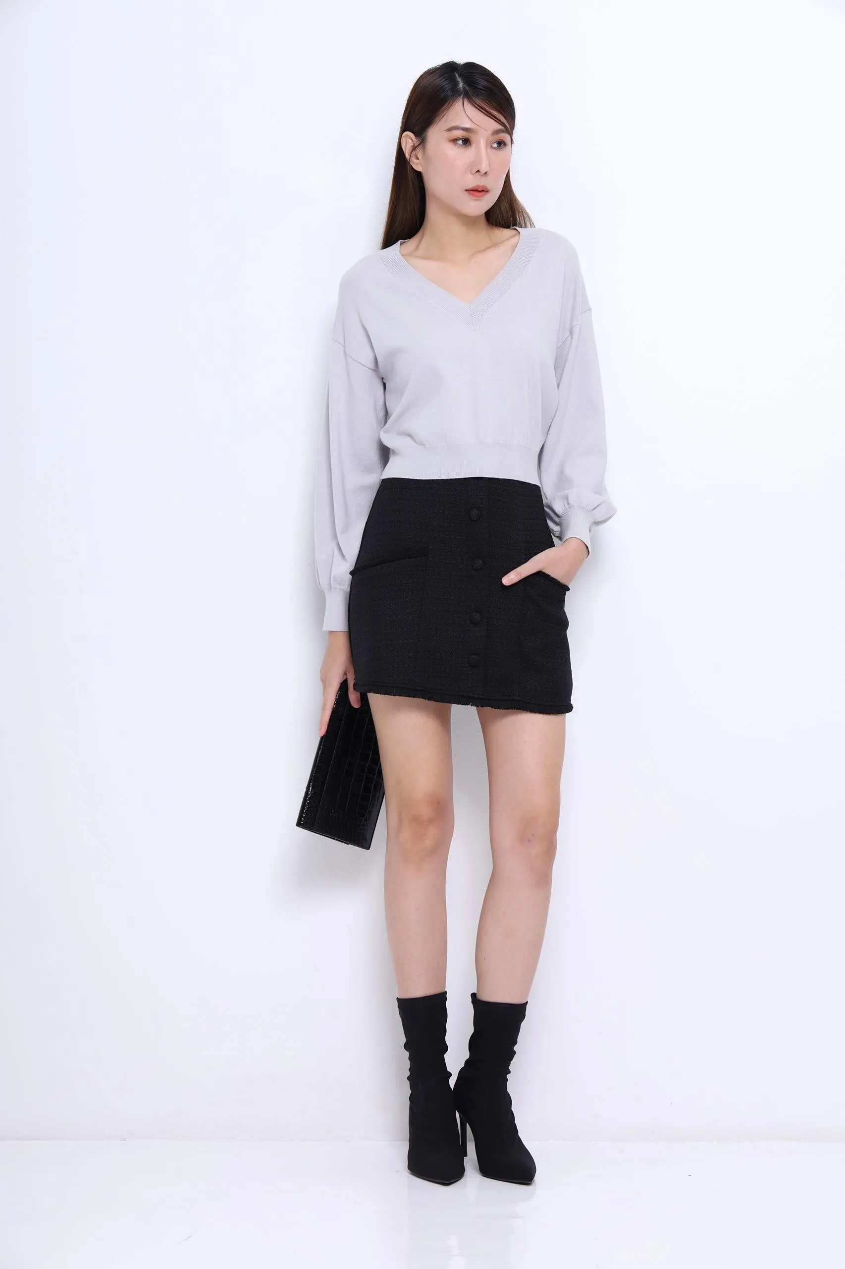 Claire Tweed Skirt