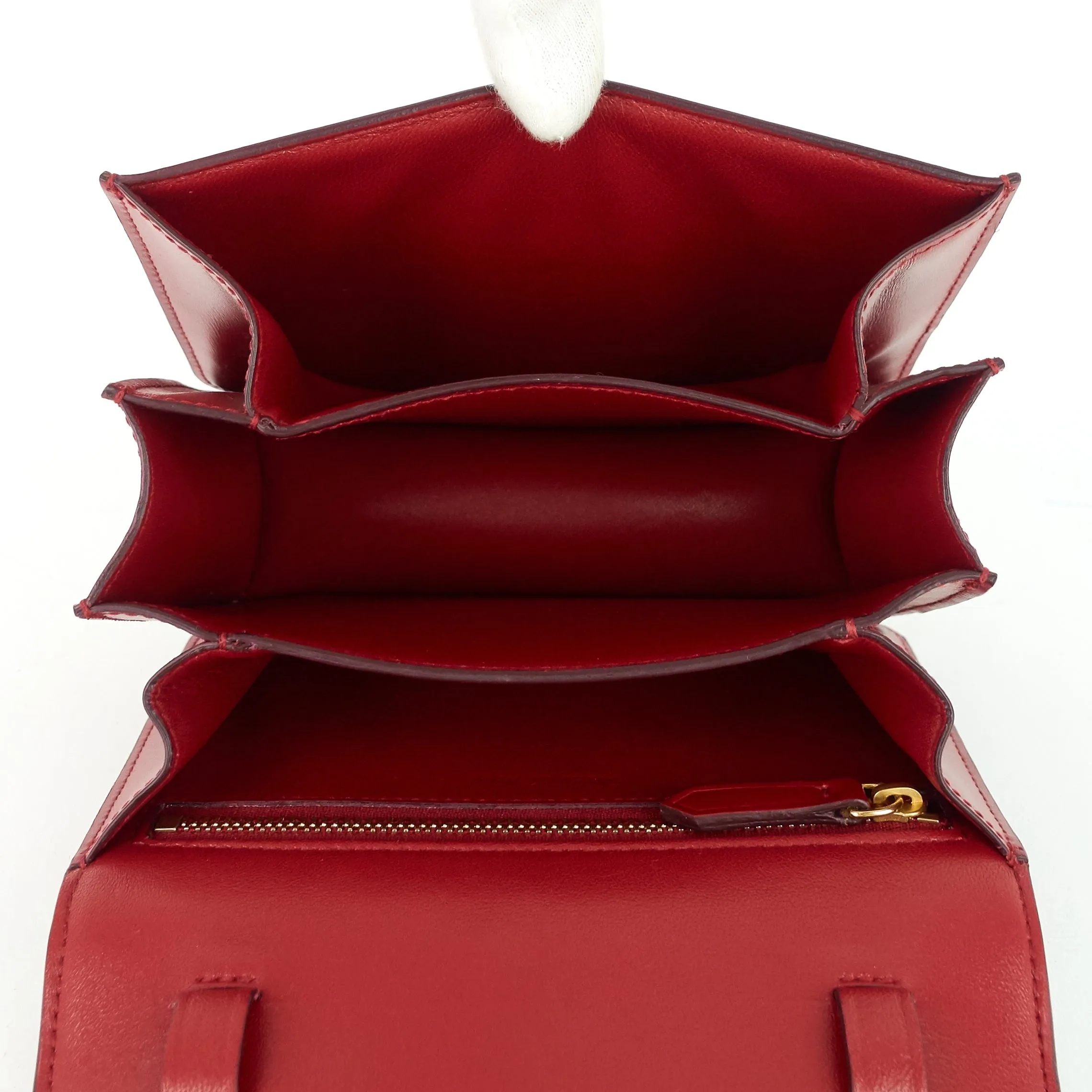 Classic Box Small Calf Leather Bag