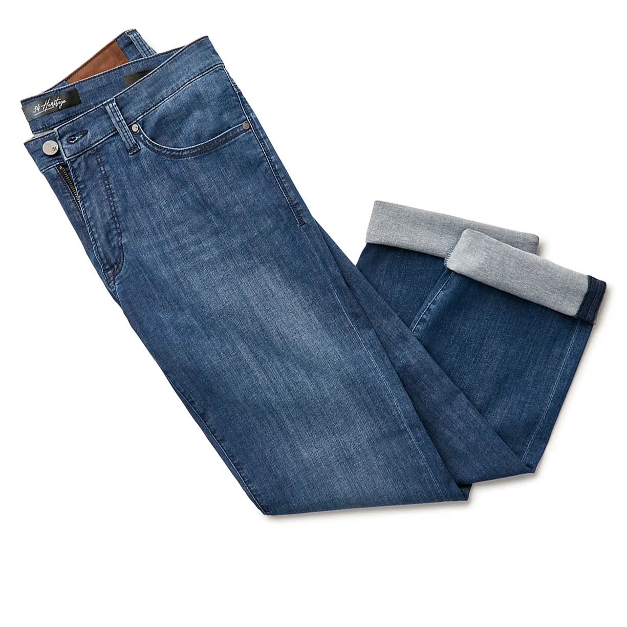 Courage Straight Leg Jeans In Mid Kona