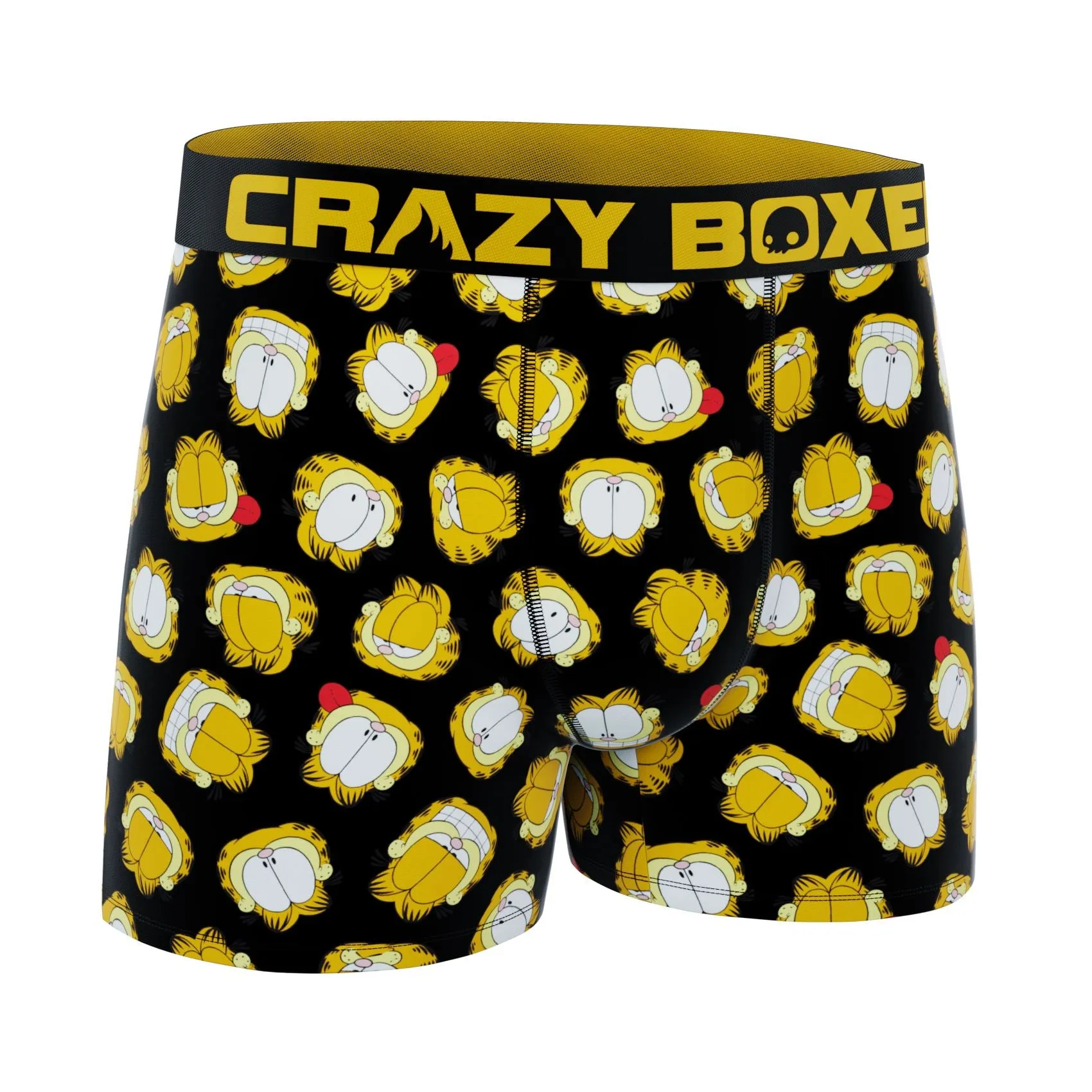 CRAZYBOXER Garfield Faces Men's Boxer Briefs