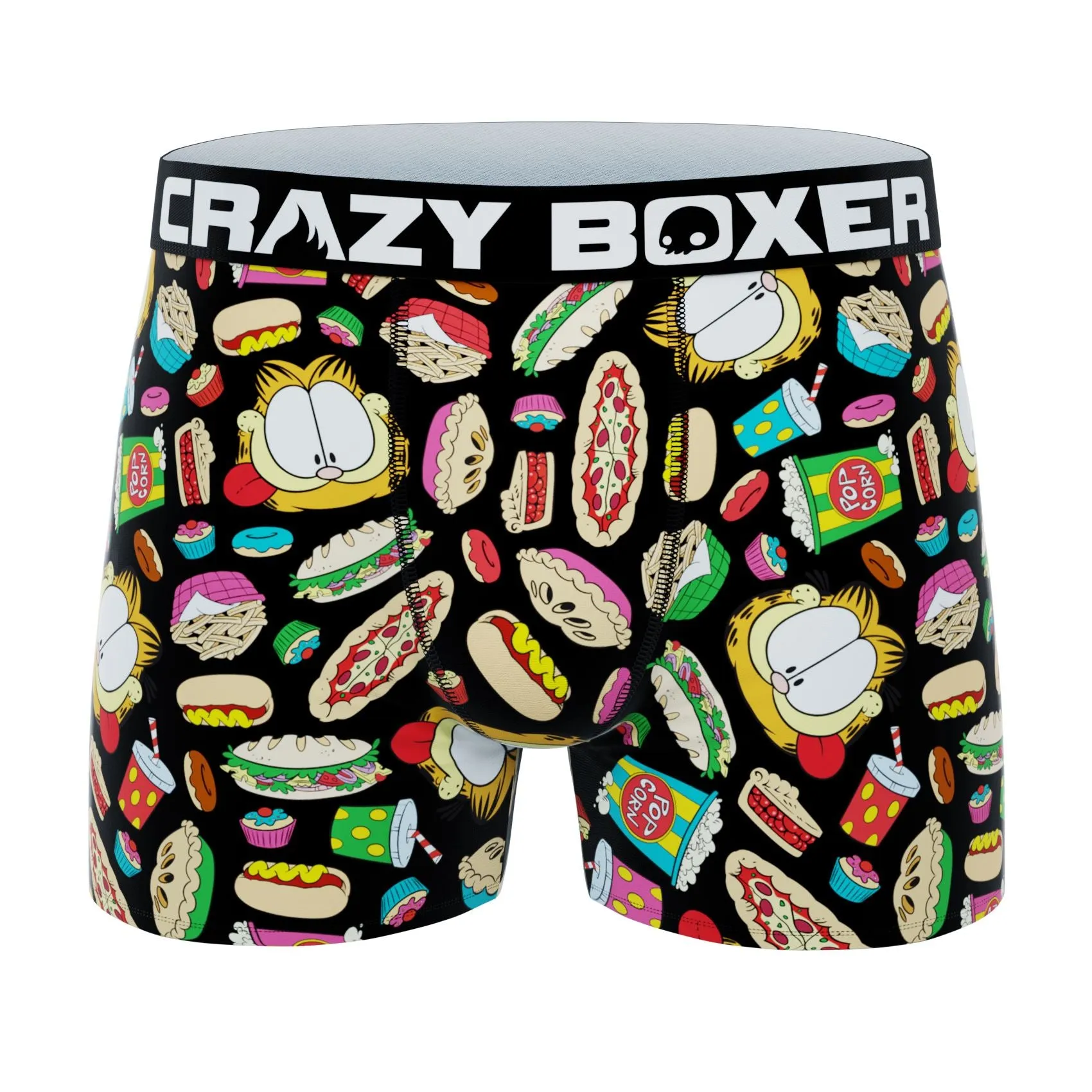 CRAZYBOXER Garfield King Men's Boxer Briefs (2 Pack)