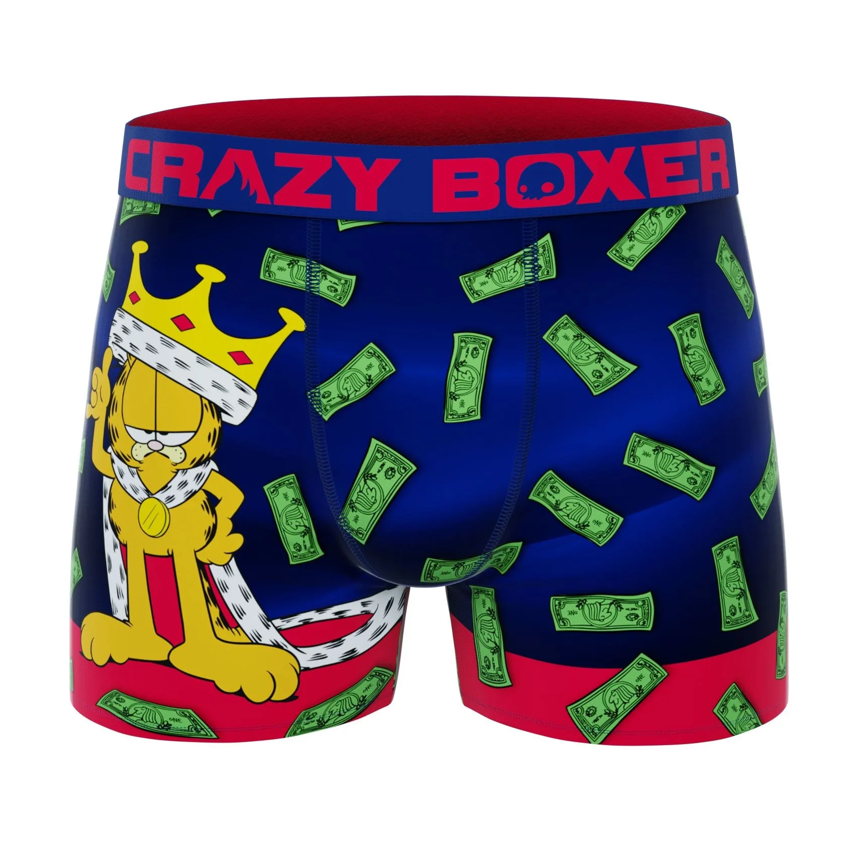 CRAZYBOXER Garfield King Men's Boxer Briefs (2 Pack)