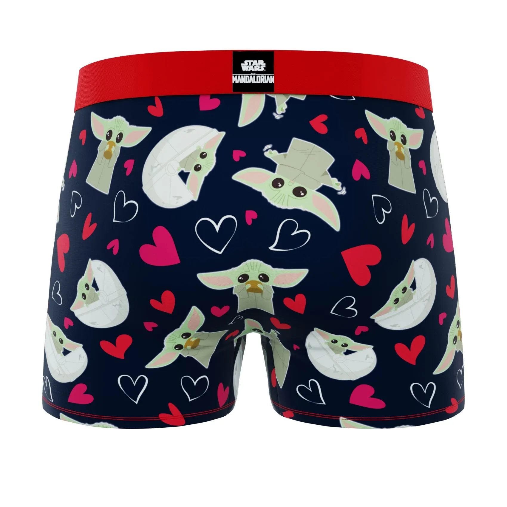 CRAZYBOXER Mandalorian Valentine Breathable Men's Soft Boxer Briefs (Creative Packaging)